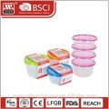 Plastic Food Container 0.75L (4pcs)